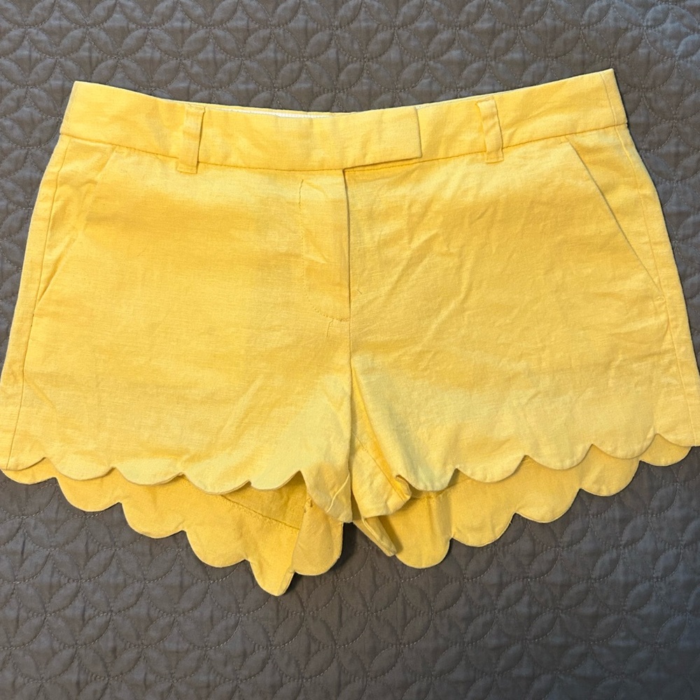 JCrew scalloped shorts